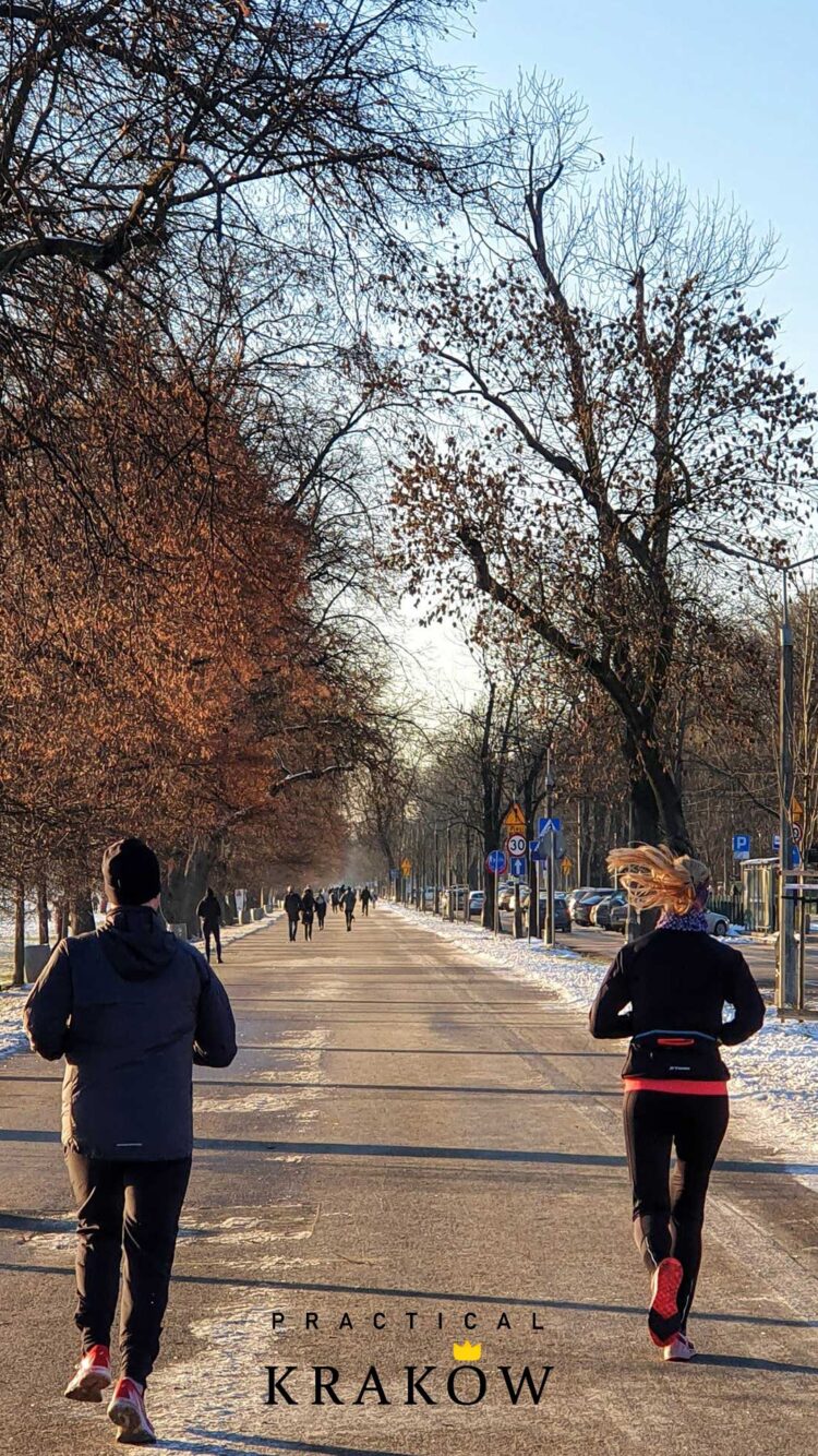 snow in Krakow